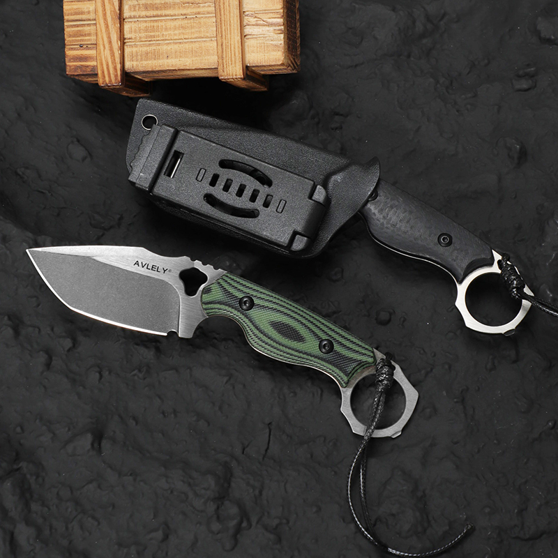High-hardness DC53 steel strai - Edc Fixed Blade Deep Carry avaliação e preço