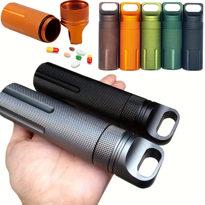 1Pack Aluminum Outdoor Dry Con - Pill Fob Capsule avaliação e preço