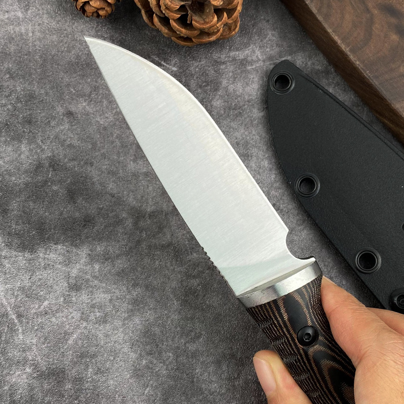 Straight Knife D2 Blade G10 Ha - Edc Fixed Blade Deep Carry avaliação e preço