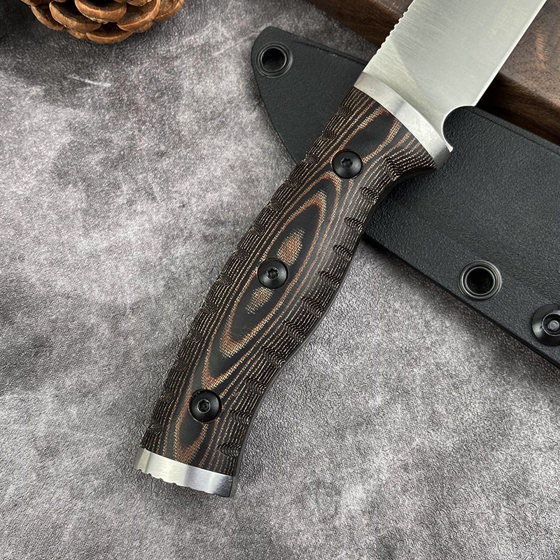 Straight Knife D2 Blade G10 Ha - Edc Fixed Blade Deep Carry avaliação e preço