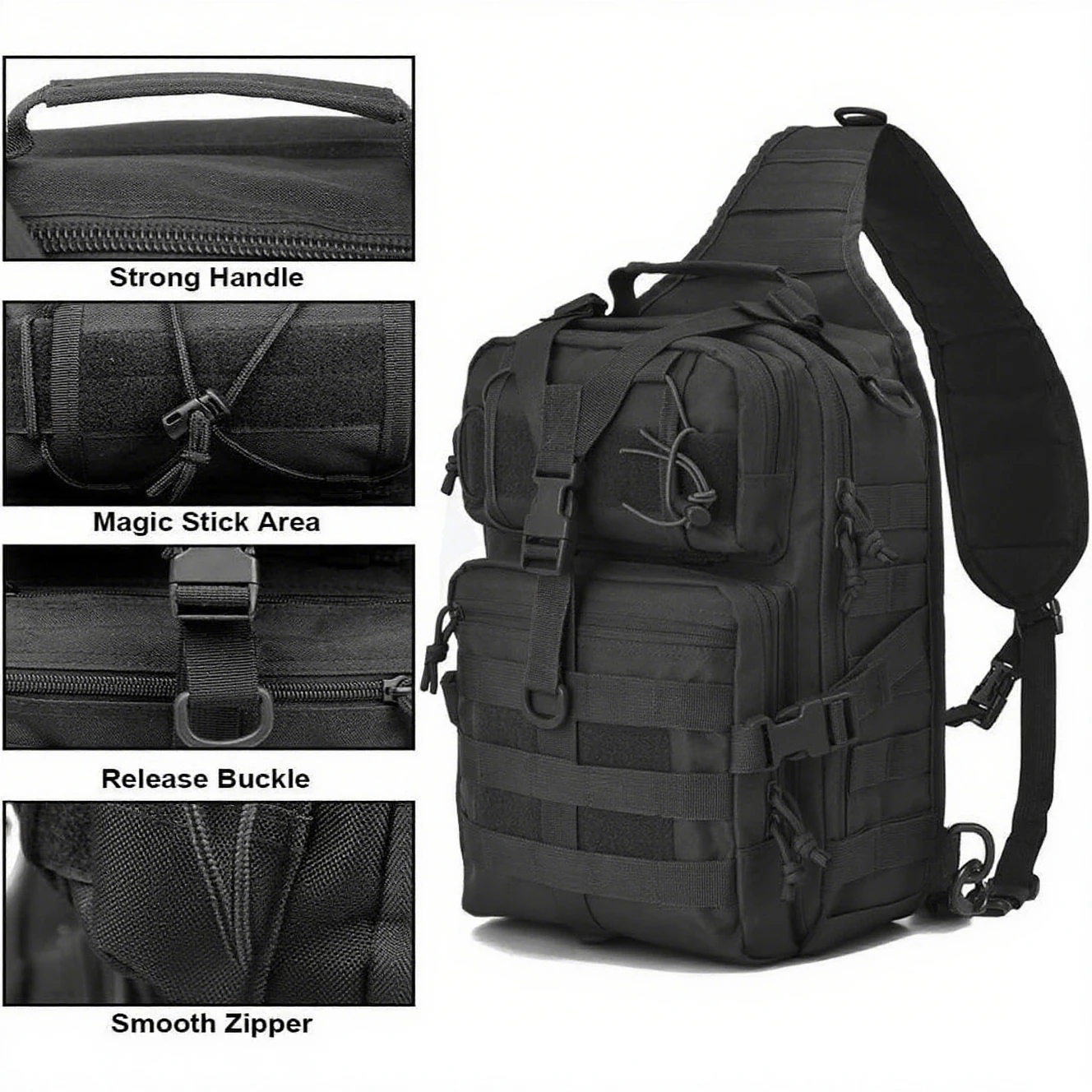 Tactical Sling Backpack Should - Edc Concealed Carry Backpack avaliação e preço