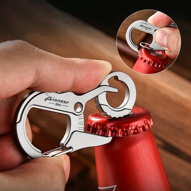 Titanium Alloy Keychain  Multi - Edc Concealed Carry Belt avaliação e preço