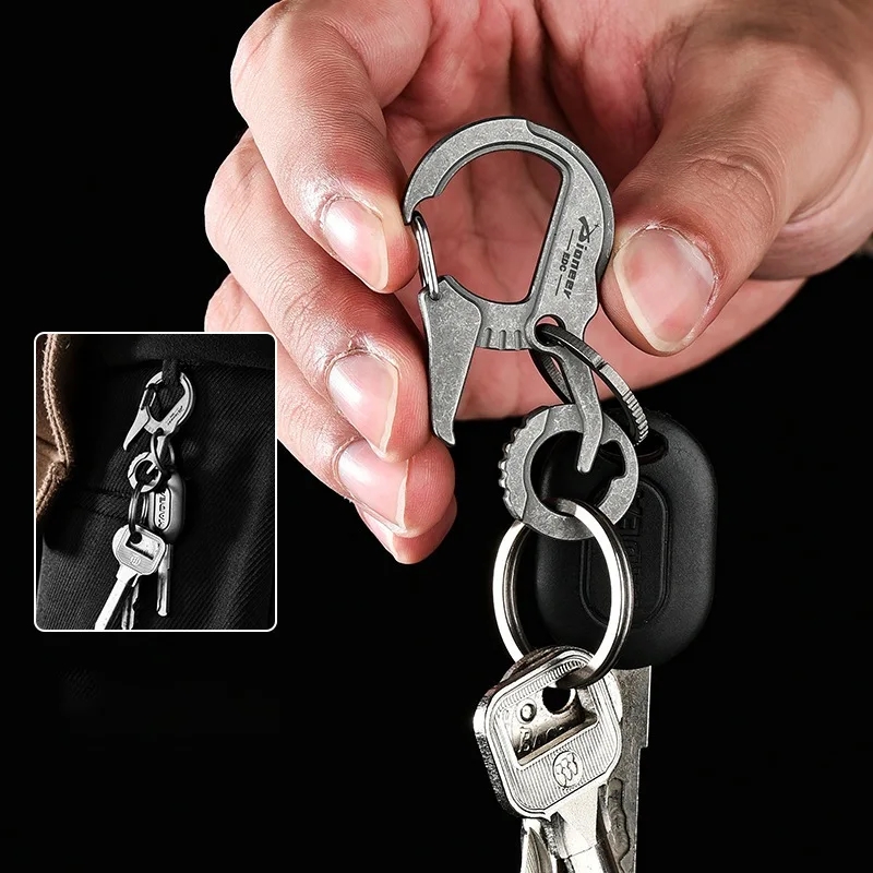 Titanium Alloy Keychain  Multi - Edc Concealed Carry Belt avaliação e preço