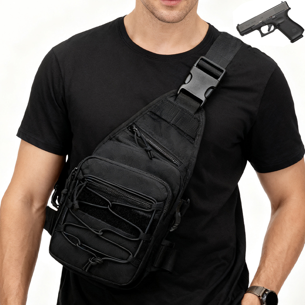 Tactical Gun Bag EDC Shoulder  - Edc Concealed Carry Backpack avaliação e preço