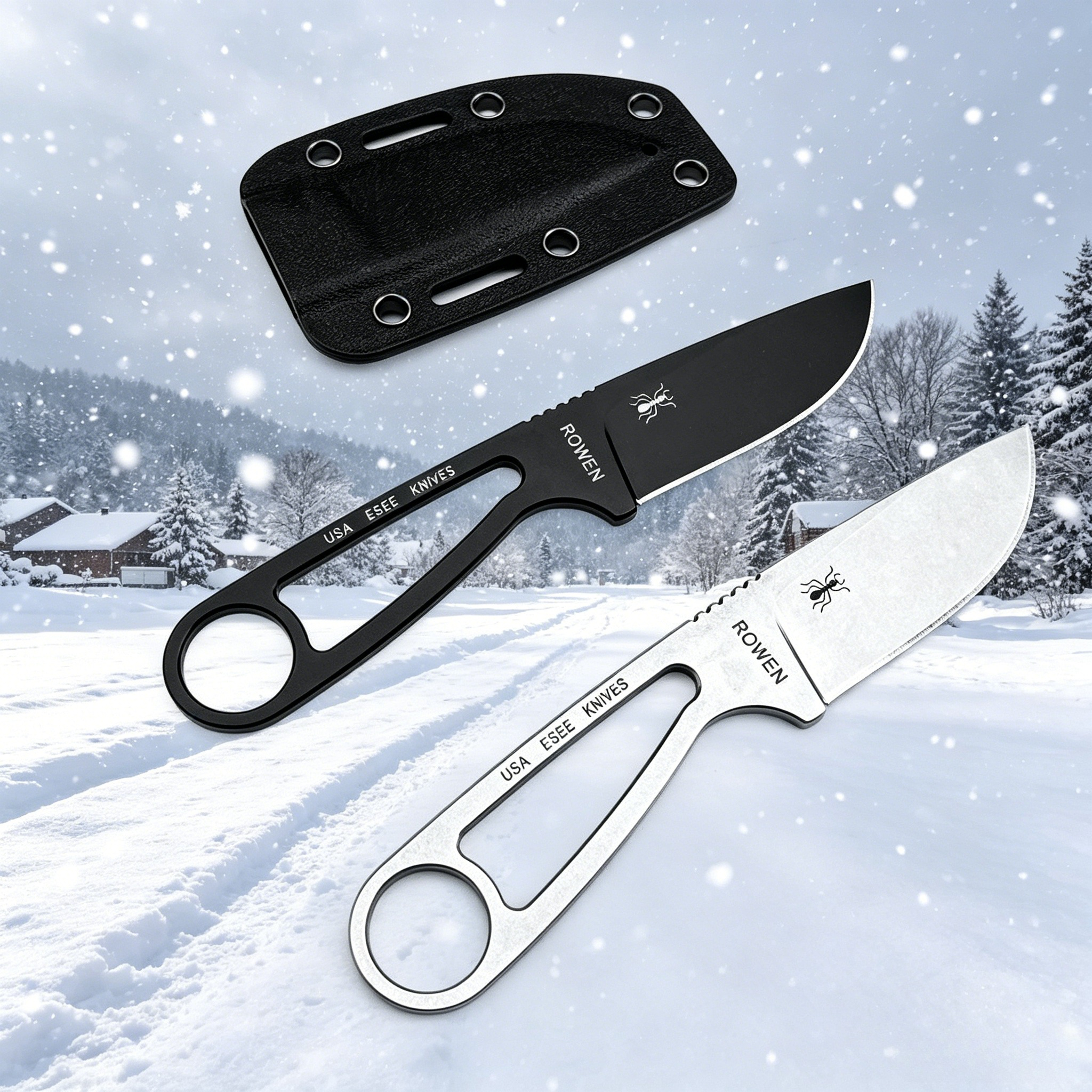 All-in-One 8Cr13MoV Fixed Blad - Edc Fixed Blade Deep Carry avaliação e preço