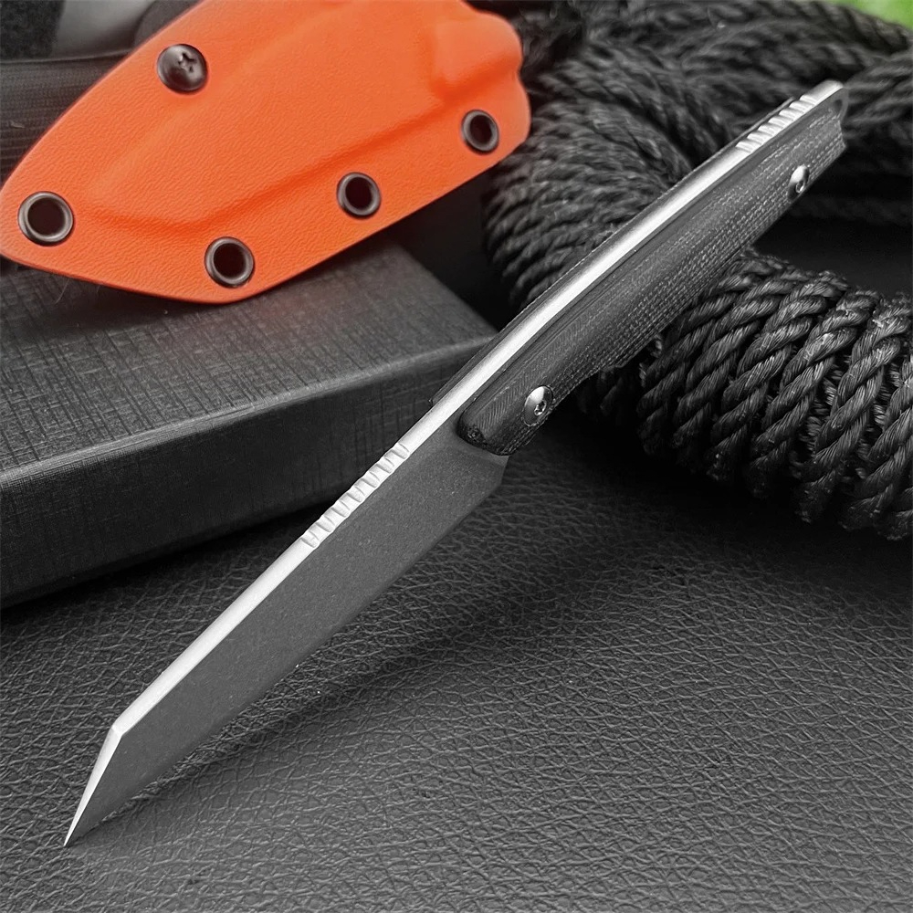 EDC Portable Straight Knife 8C - Edc Carry Fixed Blade Knife avaliação e preço