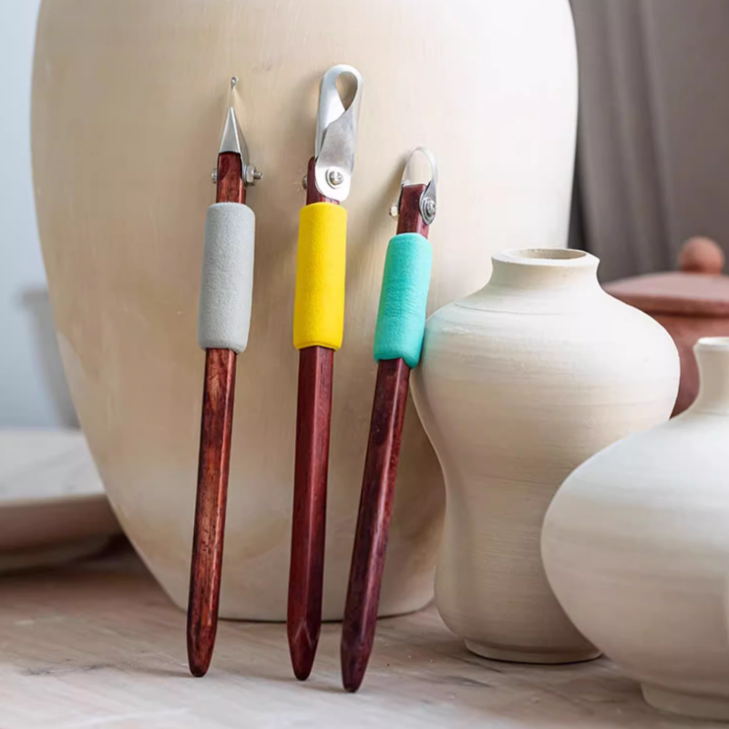 New Pottery Tools Ring Carving - Pocket Knife Ceramic avaliação e preço