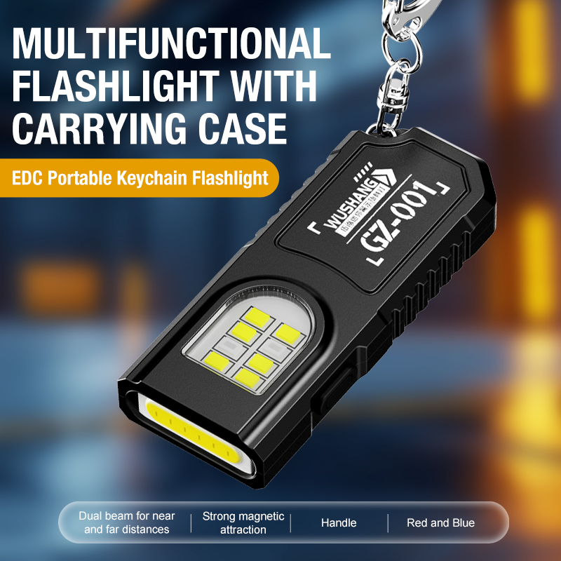 Portable Keychain LED COB Flas - Keychain Flashlight avaliação e preço