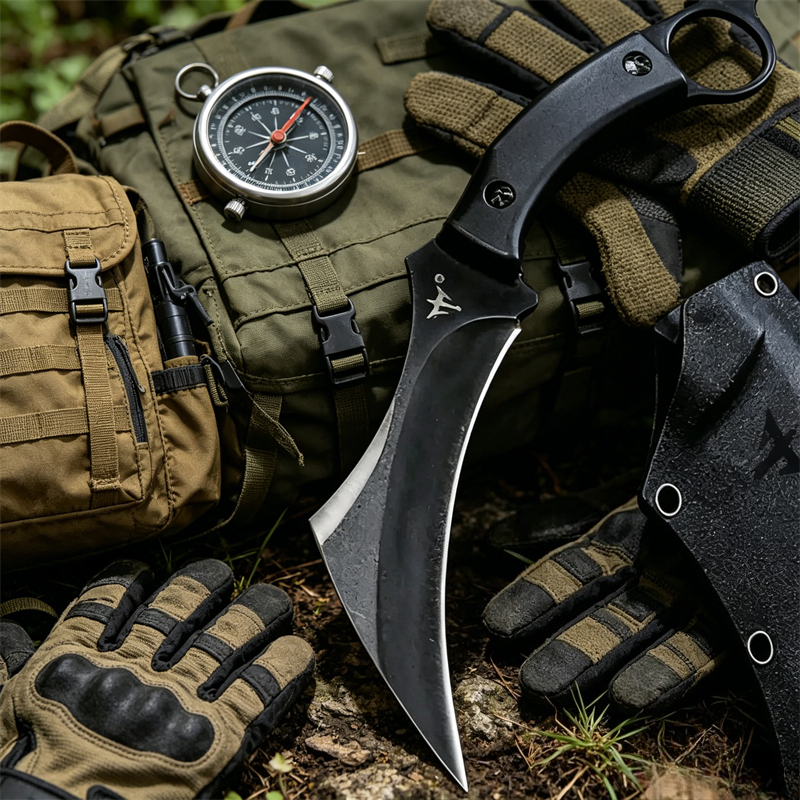 Claw Knife D2 Blade G10 Handle - Everyday Carry (Edc) Knife avaliação e preço