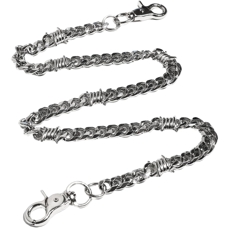 Biker Wallet Chain for Men Boy - Wallet Slim Titanium avaliação e preço
