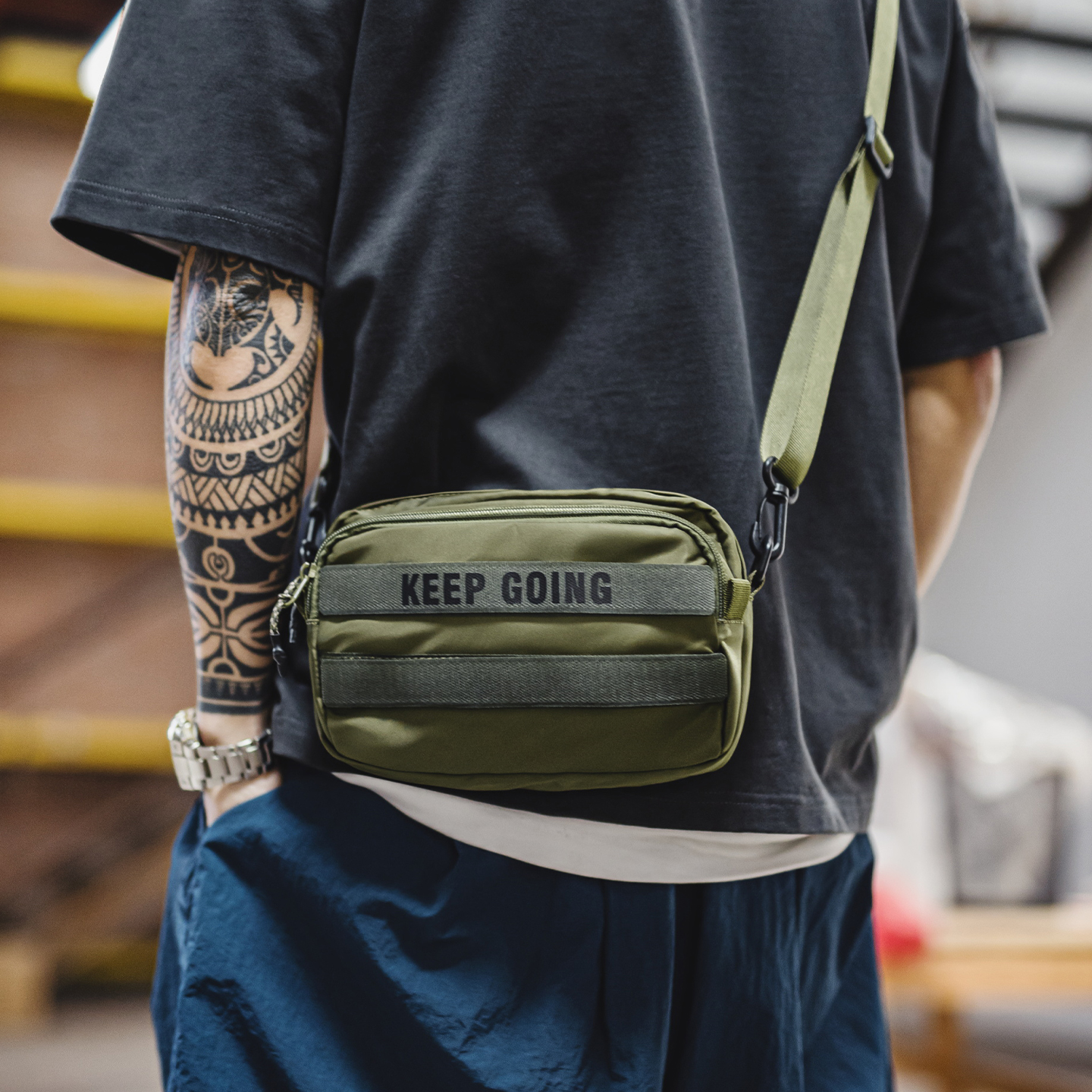Maden Men's Crossbody Bag Mili - Edc Everyday Carry Bag avaliação e preço