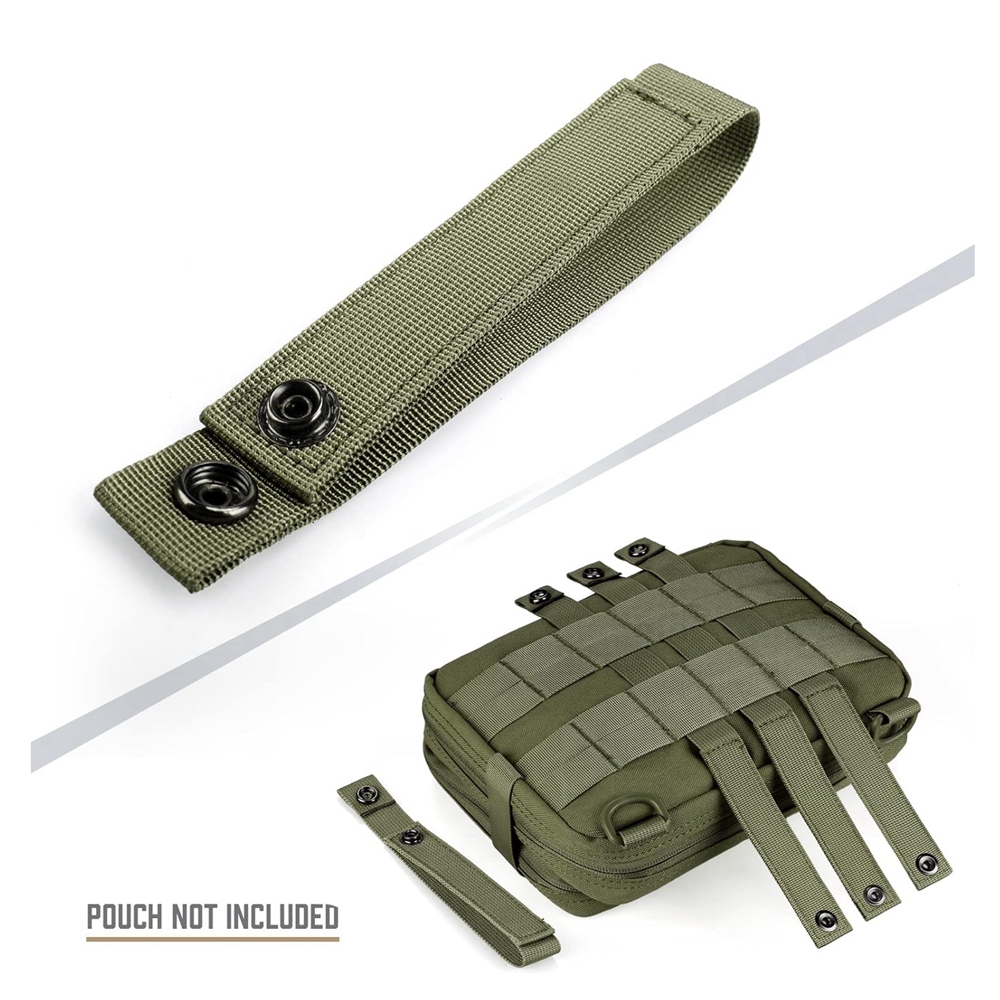 4pcs Outdoor Molle Strap 6 inc - Edc Carry Belt avaliação e preço