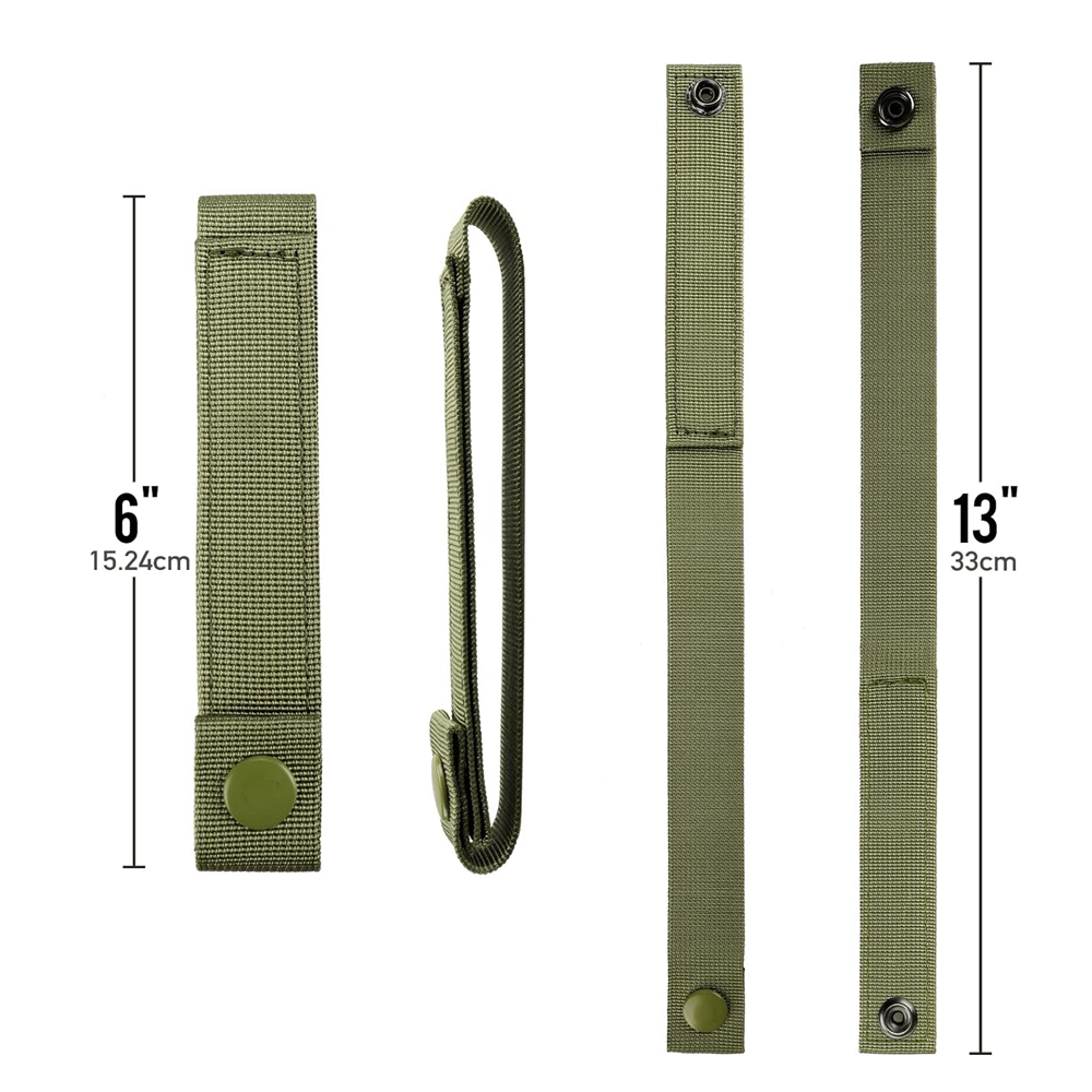 4pcs Outdoor Molle Strap 6 inc - Edc Carry Belt avaliação e preço