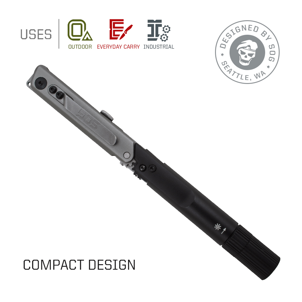 SOG BATON Q2 4 in 1 Multi-Tool - Edc Carry Flashlight avaliação e preço