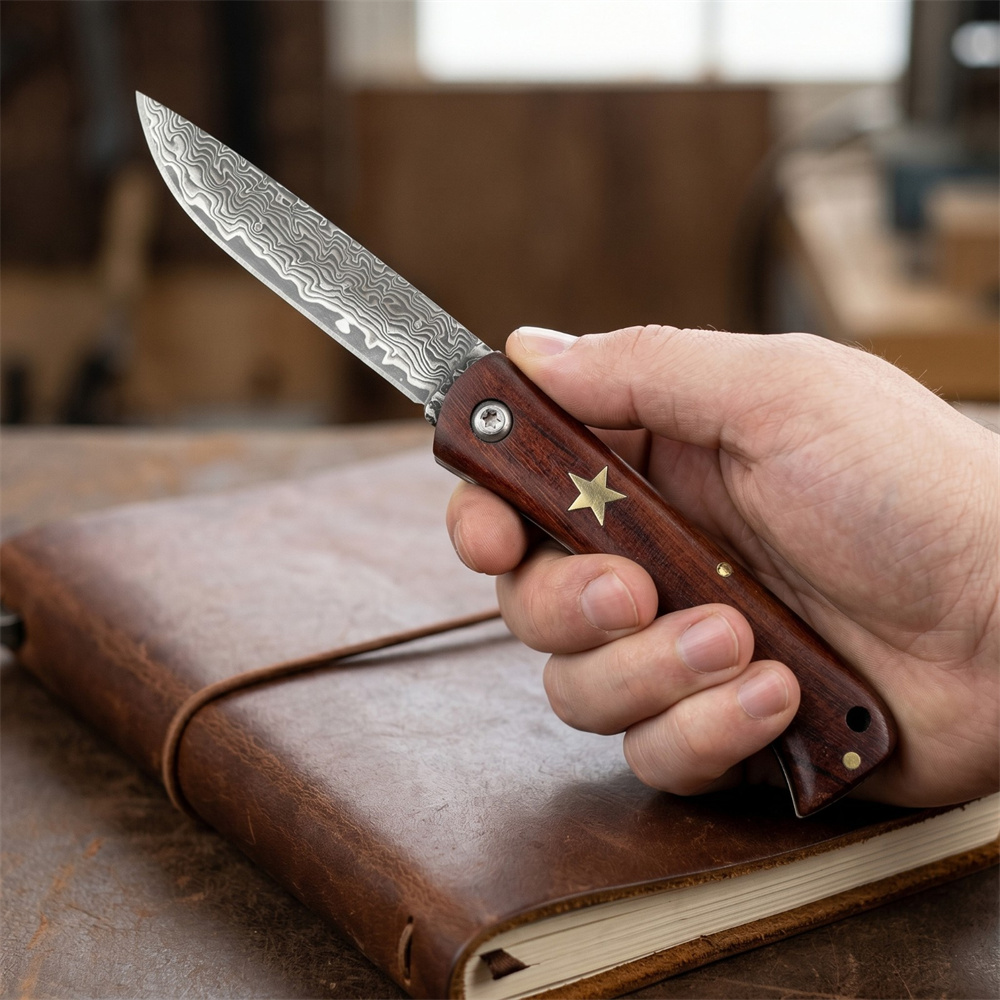 Compact Outdoor Survival Damas - Edc Fixed Blade Deep Carry avaliação e preço