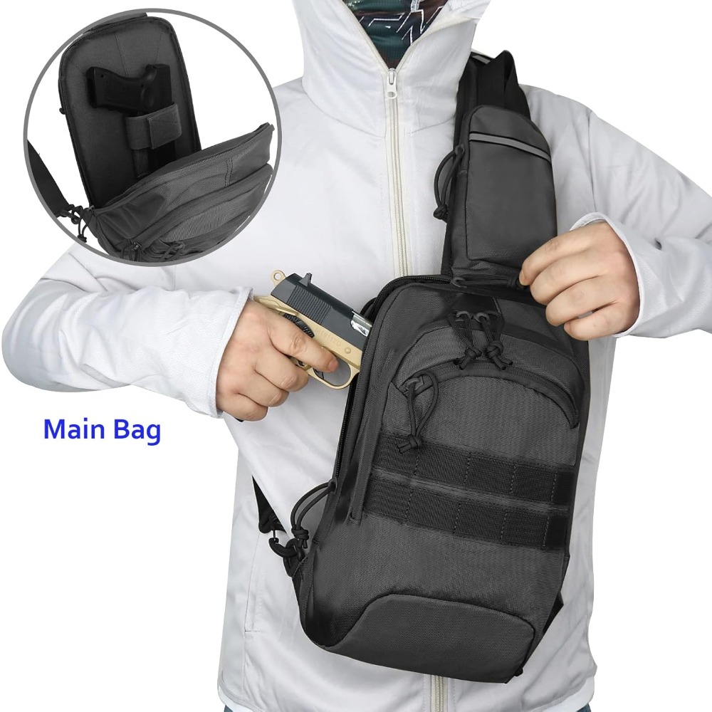 Tactical Sling Chest Bag EDC S - Edc Concealed Carry Backpack avaliação e preço