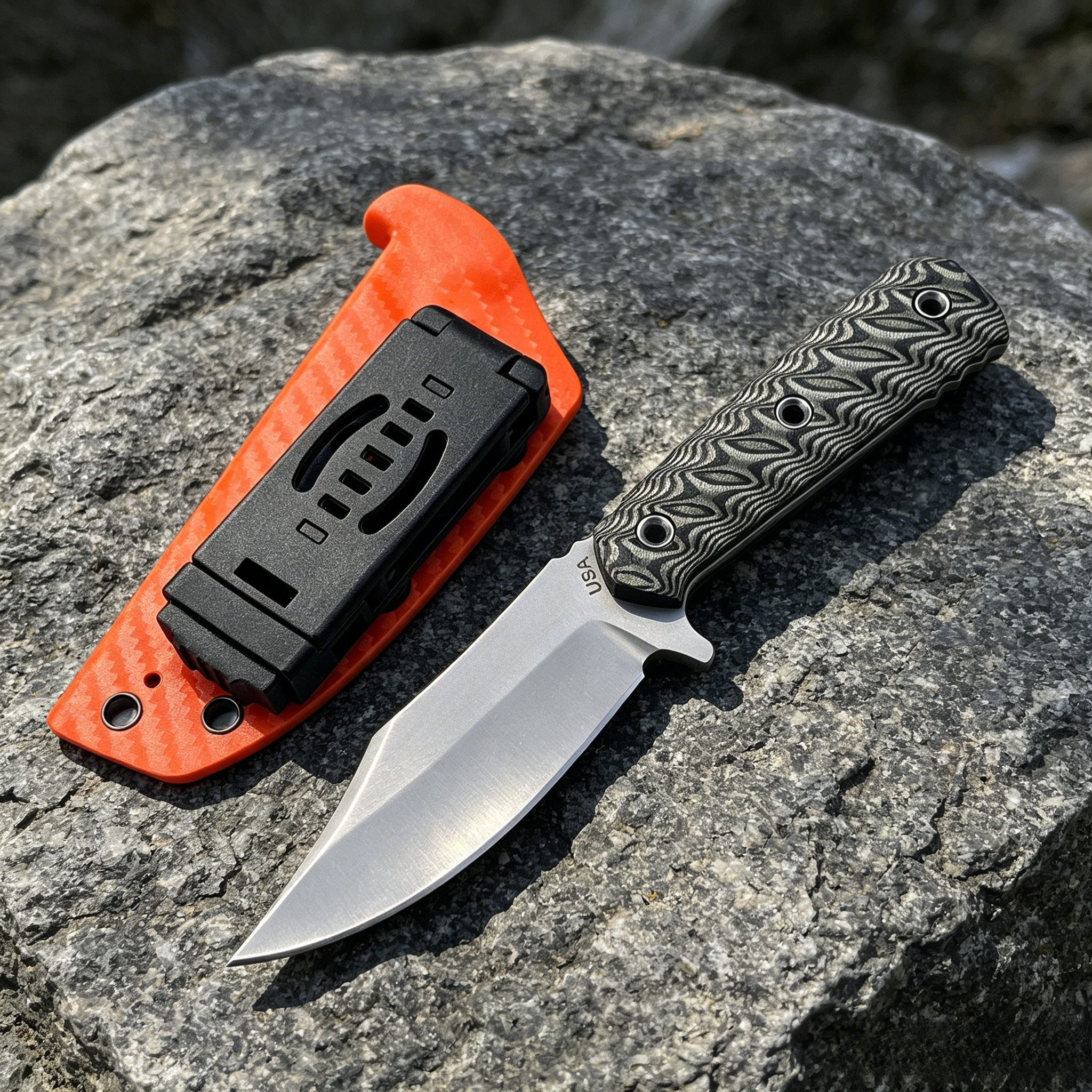 Fixed-Blade Knife with 8Cr14Mo - Edc Fixed Blade Deep Carry avaliação e preço