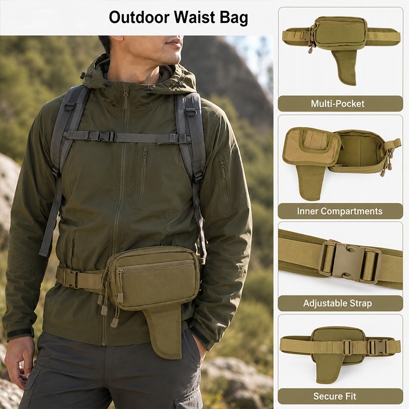 Multifunctional Waist Bag Nylo - Edc Concealed Carry Belt avaliação e preço