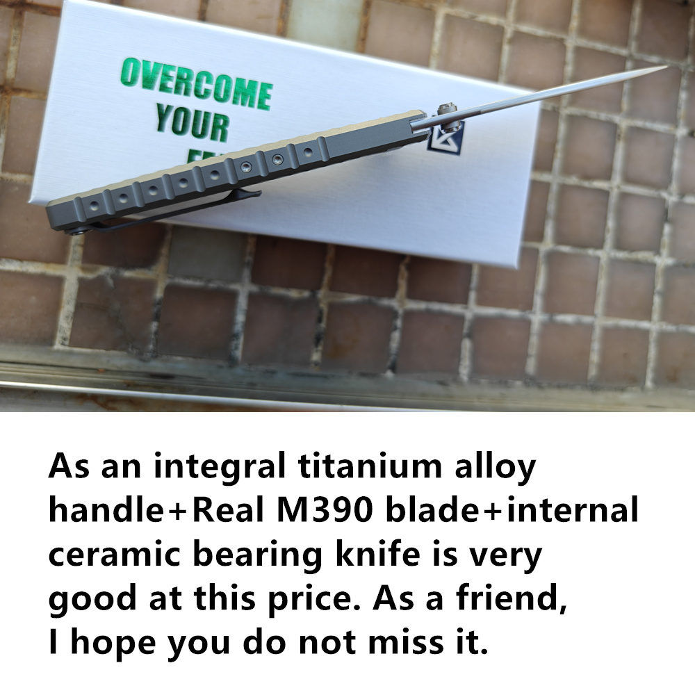 Anthem 781 Integral Titanium H - Pocket Knife Ceramic avaliação e preço