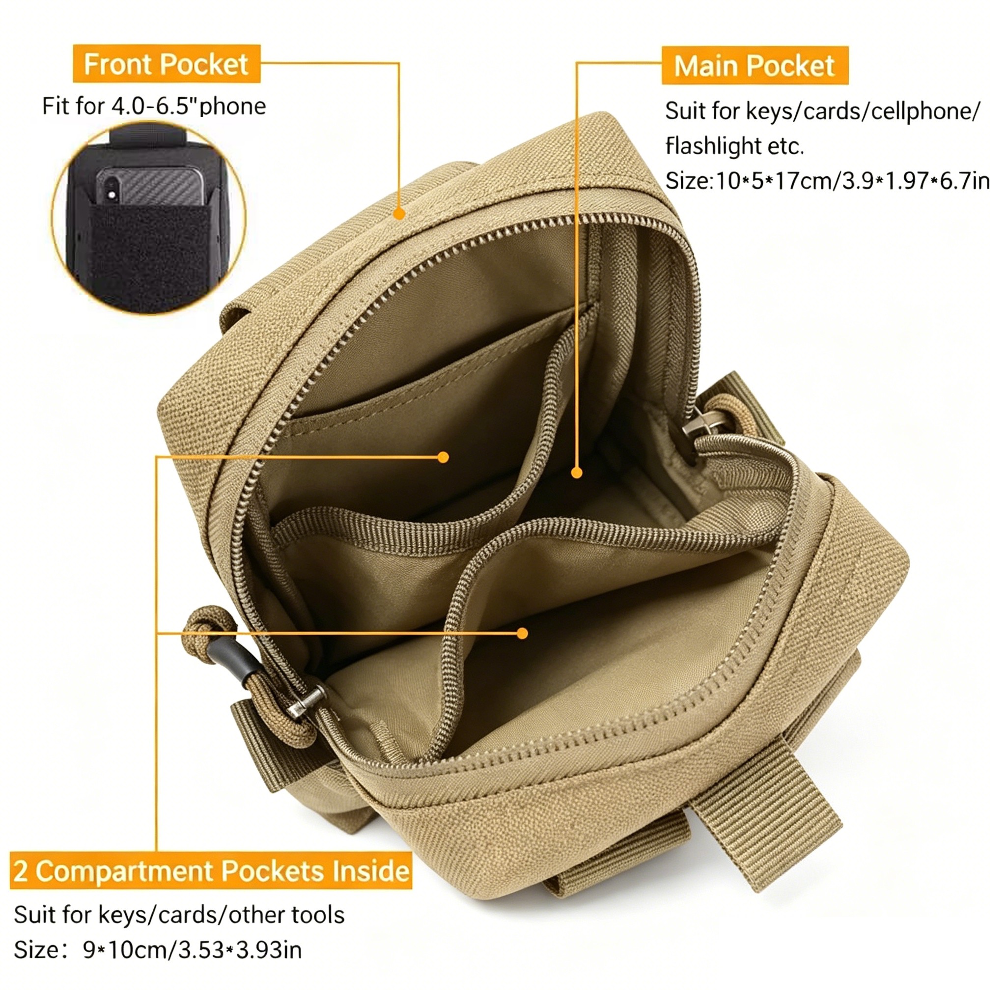 1000D Multipurpose Tactical MO - Edc Everyday Carry Bag avaliação e preço